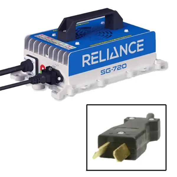 reliance club car ds volt amp golf cart charger comp webp