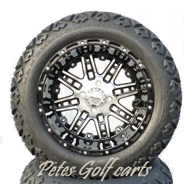 in Aluminum Golf Cart Wheel and Tire Combo in Tire WM webp