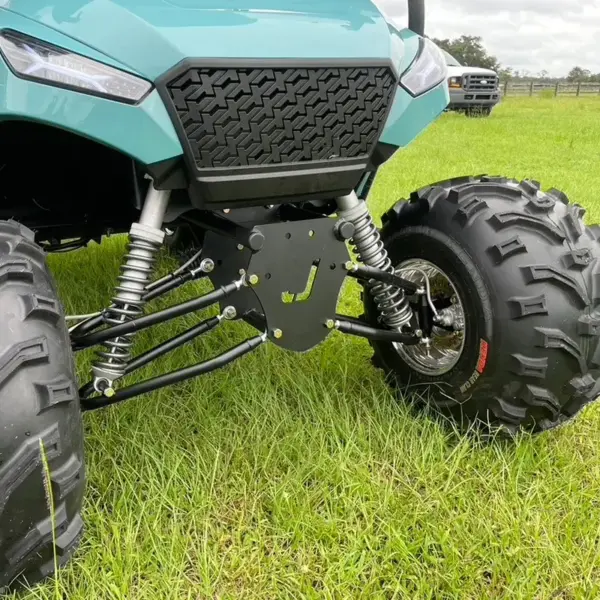 jakes long travel lift kit installed on ezgo txt storm body electric webp