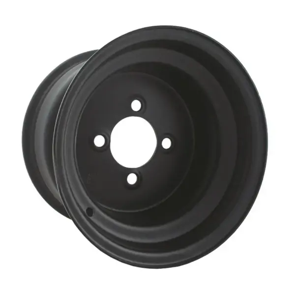 gtw inch matte black steel golf cart wheel webp