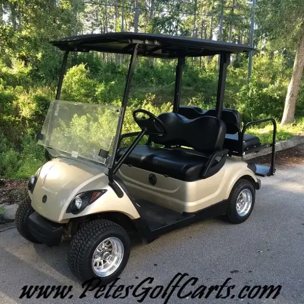 Yamaha Drive Golf Cart Gold Blk WM webp