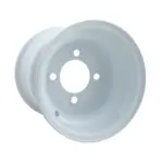 gtw white inch steel offset golf cart wheel webp