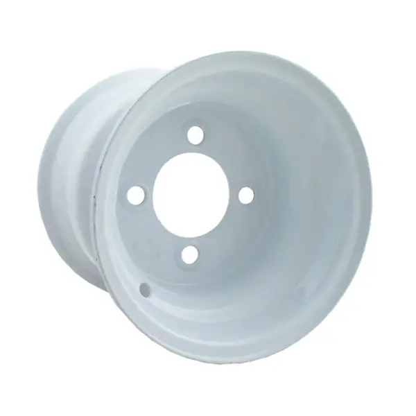 gtw white inch steel offset golf cart wheel webp