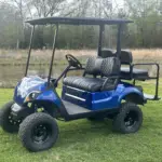 Blue Yamaha Drive Passenger