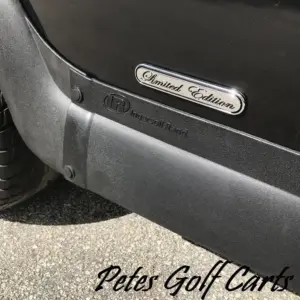 CLUB CAR GOLF CART LIMITED EDITION EMBLEM INSTALLED webp