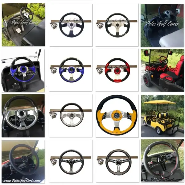 Club Car Precedent Golf Cart Steering Wheel Dress Up Kit webp