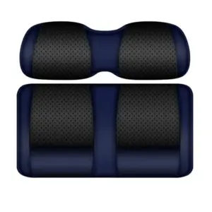 Custom Golf Cart Seat navy and Black CH Two Tone webp