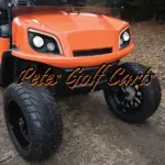 EZGO Express Golf Cart With RBGW LED Light Kit Installed WM PGC webp