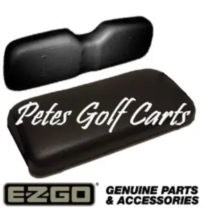 EZGO Golf Cart Seats Front Kit ST TxT MPT Models and Up Black webp