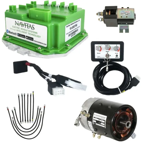 EZGO TXT volt navitas motor and controller speed torque package webp