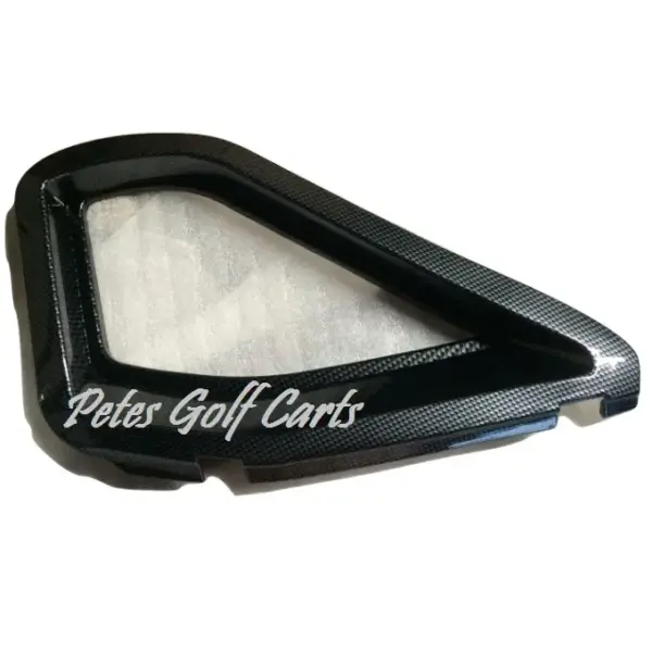 Ezgo TxT Carbon Fiber Hip Restraint Cover Passenger Side WM webp