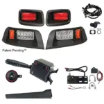 Ezgo TxT Deluxe Street Legal Light Kit LED Models webp