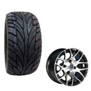 GTW Pursuit Golf Cart Wheel and Tire Combo Street Tread xx webp