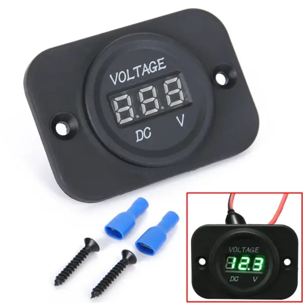 Golf Cart Battery Meter Volt Digital webp