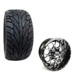 Golf Cart Diesel II Wheel and Tire Combo Street Tread xx webp