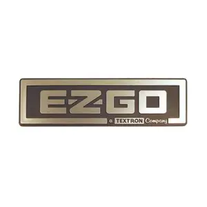 Golf Cart Emblem Black Silver E Z Go TXT webp