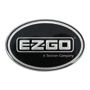 Golf Cart Emblem Platinum E Z Go Workhorse webp