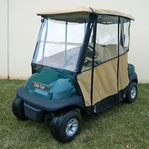 Golf Cart Enclosure Club Car Precedent Beige webp