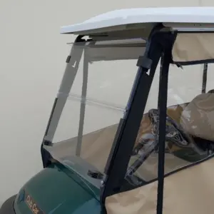 Golf Cart Enclosure Club Car Precedent With Windshield Installed webp