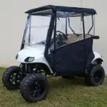 Golf Cart Enclosure Ezgo TxT and Up Black webp