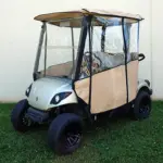 Golf Cart Enclosure Yamaha Drive Beige webp