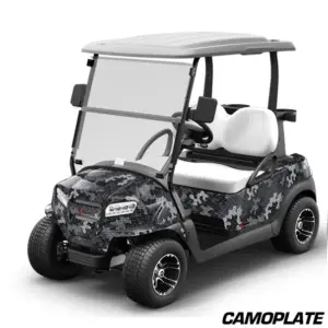 Golf Cart Graphics Kit Club Car Onward Camoplate webp