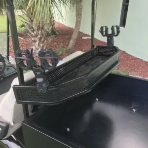 Golf Cart Gun Rack Installed on Cargo Basket webp