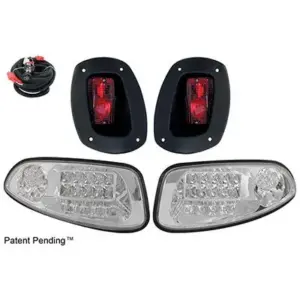 Golf Cart LED Light Kit Ezgo Rxv Factory Style Clear webp