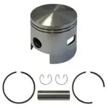 Golf Cart Piston and Ring Assembly One Port plus mm EZGo cycle Gas webp