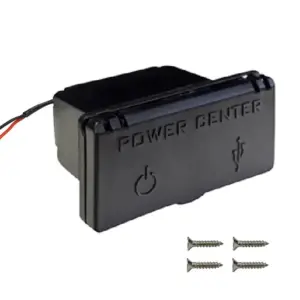 Golf Cart Power Center with USB Charger and v Accessory webp