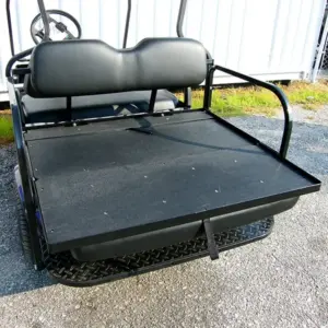 Golf Cart Rear Seat Kit Flip Down Utility Bed webp