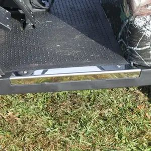 Golf Cart Sill Plate Left Chrome E Z Go TXT plus webp