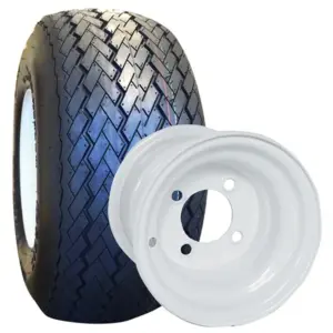 Golf Cart Tire and Wheel Combo x Steel Wheel x RHOX Tire webp