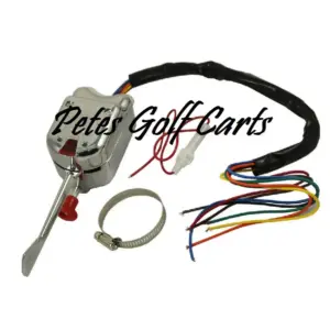 Golf Cart Turn Signal Switch Chrome Universal Club Car Ezgo Yamaha webp