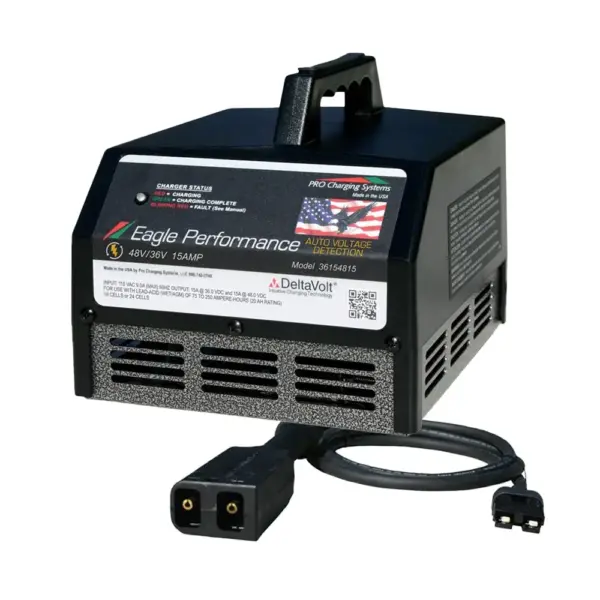 I pro charging system eagle eps ezgo txt volt golf cart smart charger with d plug comp webp