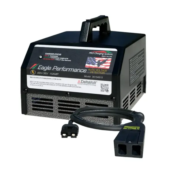 I TXTN pro charging system eagle eps ezgo volt golf cart smart charger with powerwise connector notch comp webp