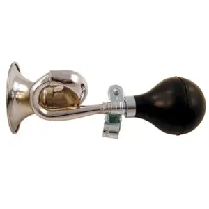 Old Fashion Manual Golf Cart Horn Chrome webp