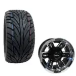 RHOX Golf Cart Spoke Wheel and Tire Combo Street Tread xx webp