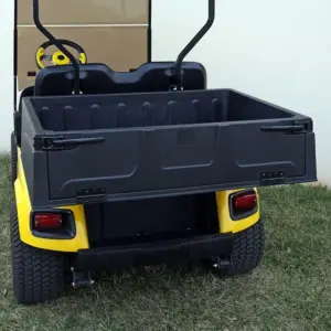 RHOX Golf Cart Cargo Box Thermoplastic Installed webp