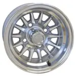 RHOX Phoenix Machined w Center Cap x Golf Cart Wheel webp