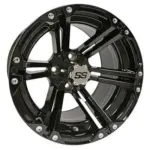 RHOX RX Black w Center Cap x ET Golf Cart Wheel webp