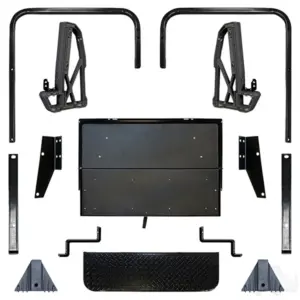 RHOX SS Golf Cart Rear Filp Seat Kit EZGO TXT SEAT webp