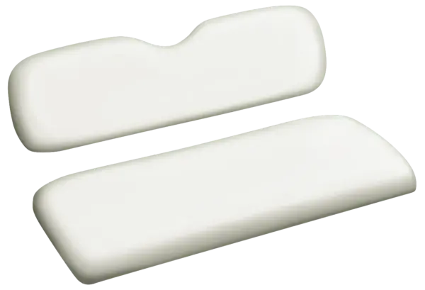 SGC NOMAD golf cart rear seat cushions Pure White webp