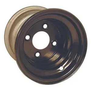 Steel Black x w offset Golf Cart Wheel webp