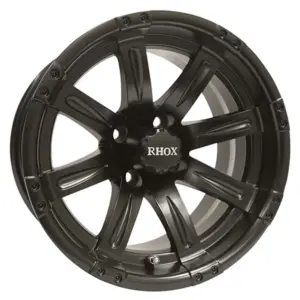 TIR RX inch vegas casino tempest matte black golf cart wheel rhox webp