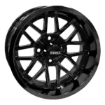 TIR RX B gloss black inch rhox golf cart wheel comp webp