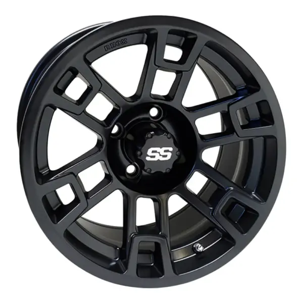 TIR RX MB rhox inch matte black golf cart wheel main comp webp