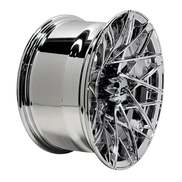 TIR RX C chrome rhox inch golf cart wheel angled comp webp