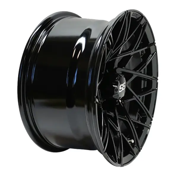 TIR RX b gloss black rhox inch golf cart wheel angled comp webp