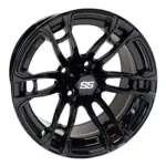 TIR RX B rhox inch gloss black golf cart wheel webp